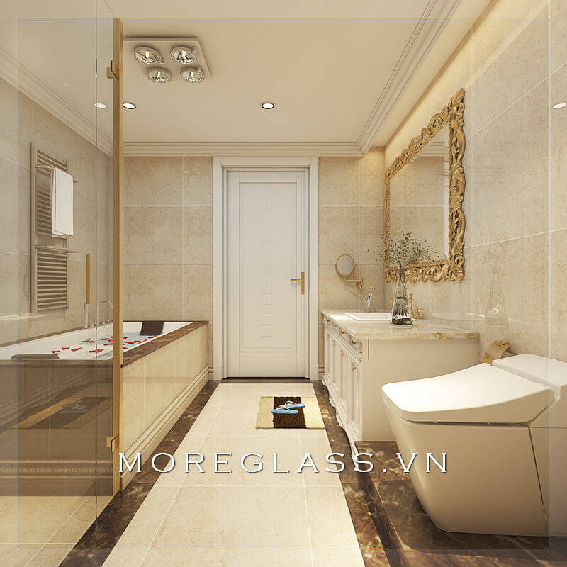 Thiết kế phòng tắm biệt thự